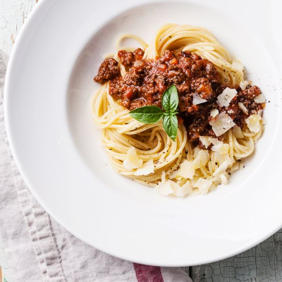 Classic Spaghetti Bolognese