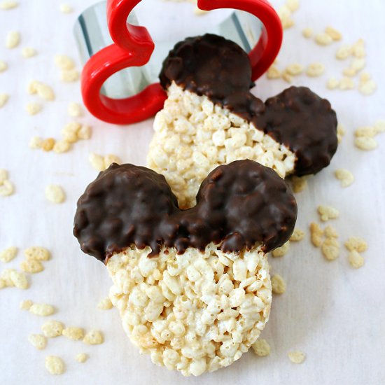 Mickey Mouse Rice Krispies Treats