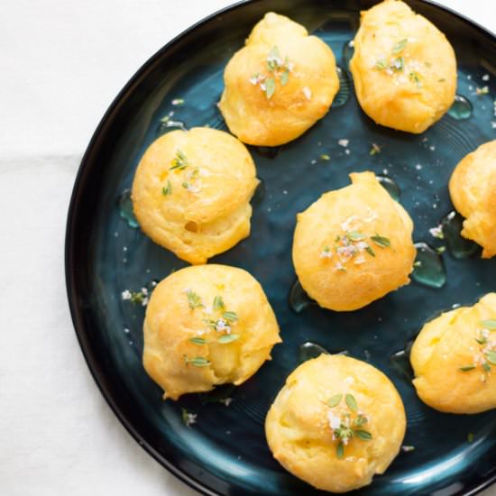 Goat’s Cheese Profiteroles