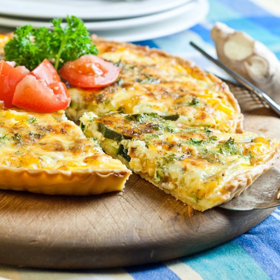 Cheese & Vegetable Flan