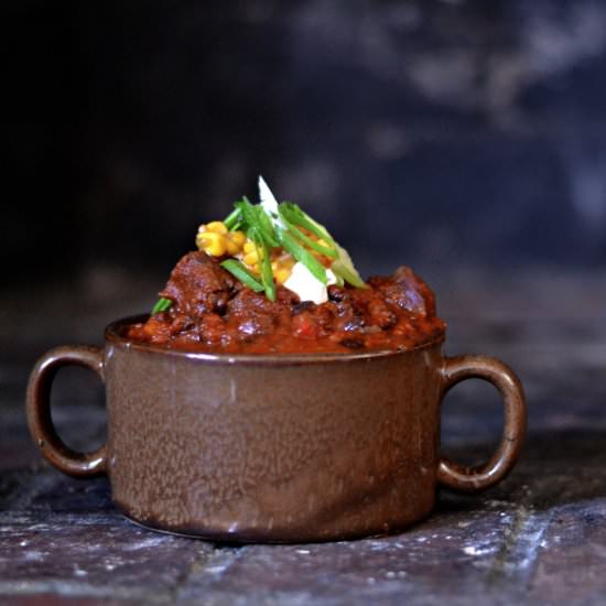 Pumpkin Beef Chili