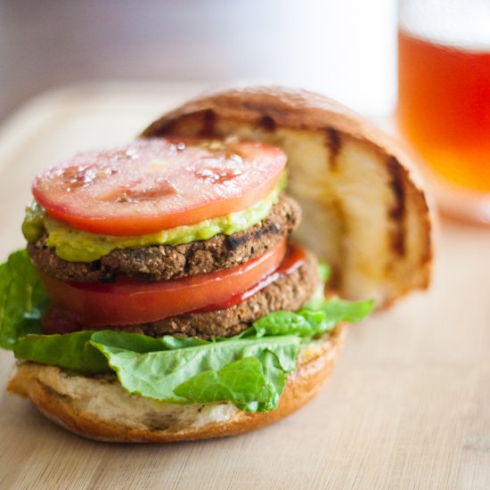 Vegan Gluten-Free Black Bean Burger