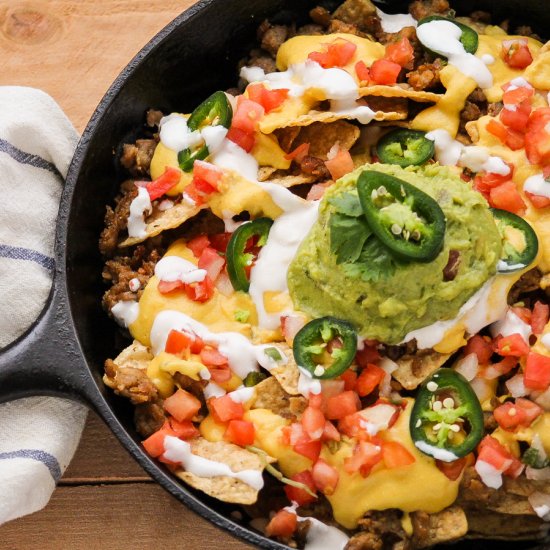 Vegan Nachos Supreme