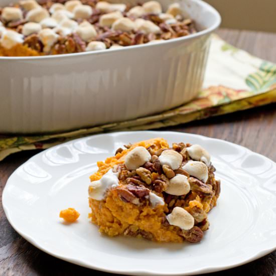 Healthy Sweet Potato Casserole