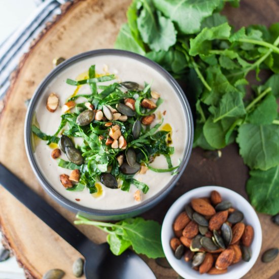 Creamy Roasted Cauliflower Soup