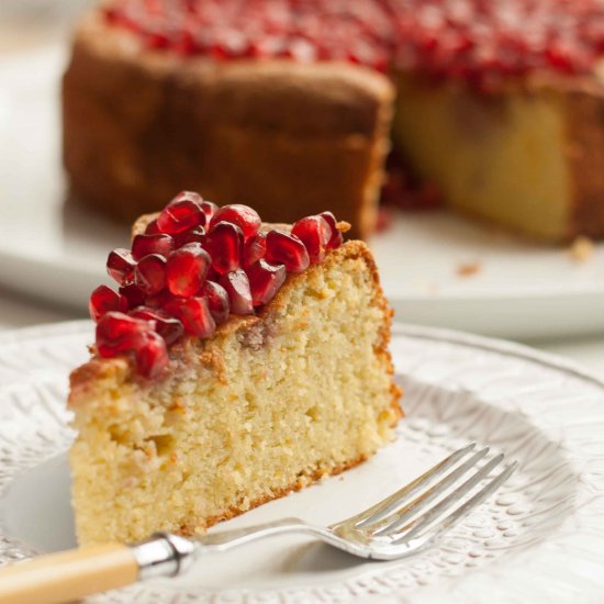 Gluten-Free Pomegranate Cake