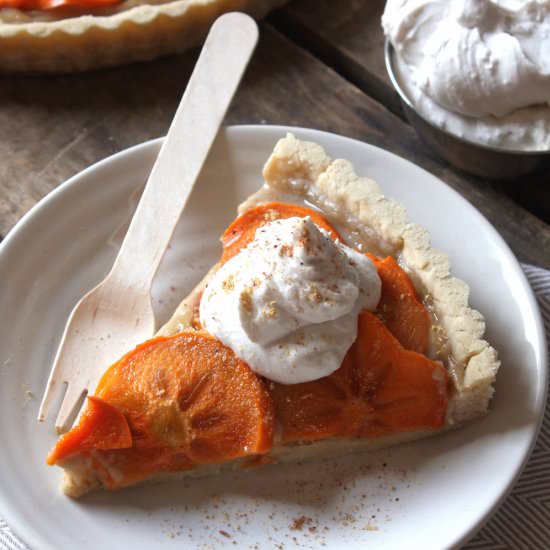 Persimmon & Ginger Tart