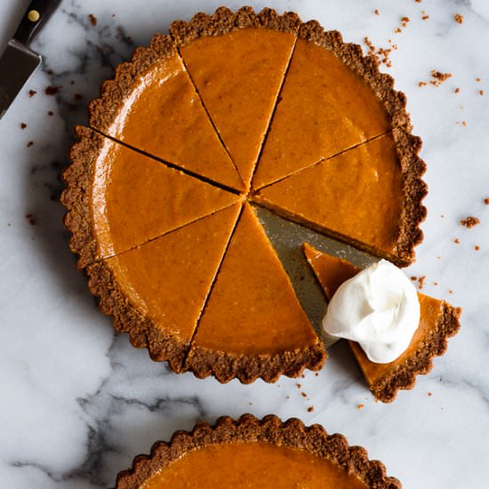 Gingersnap Pumpkin Pie