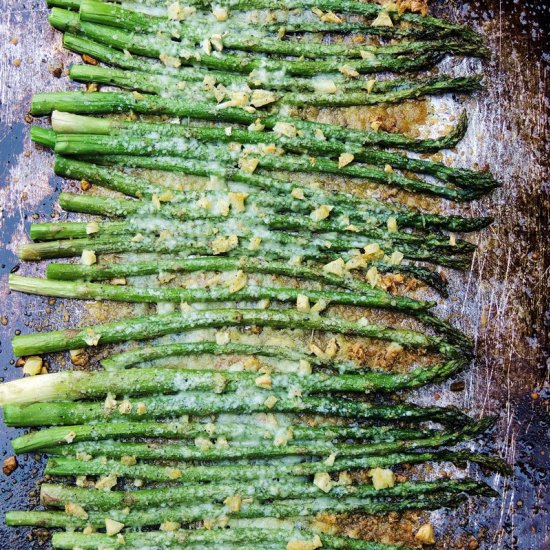 Roasted Asparagus with Garlic