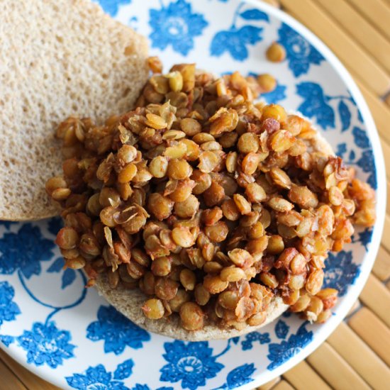 Vegan Lentil Sloppy Joes