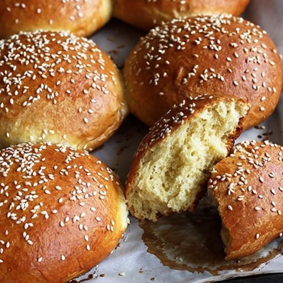 Brioche Burger Buns