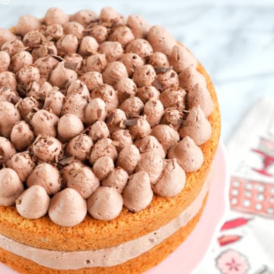 Mocha Latte Chip Cake