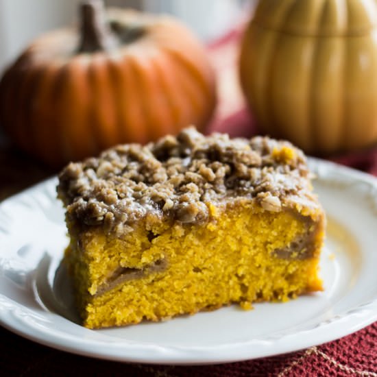 Pumpkin Spice Latte Coffee Cake