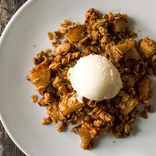 Apple and Pear Crisp