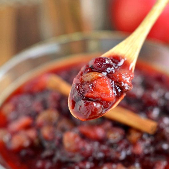 Slow Cooker Cranberry Chutney