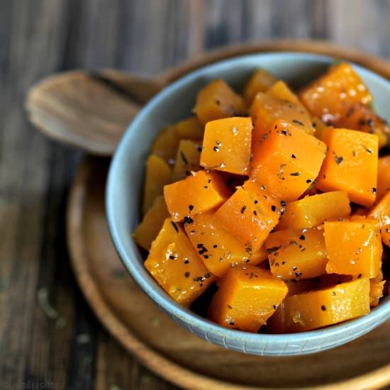 Cider-Glazed Butternut Squash