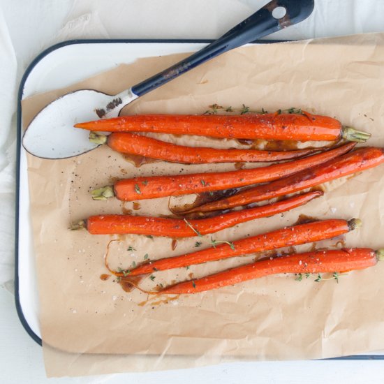 Whiskey & Brown Sugar Glazed Carrot