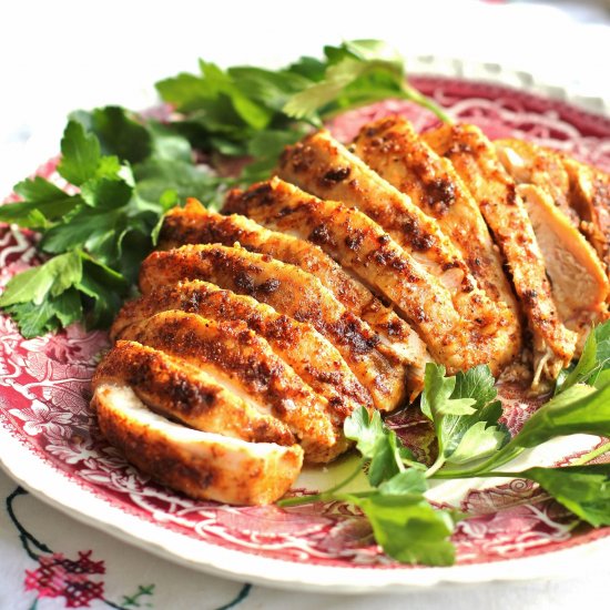 Roasted Spice Rubbed Turkey Breast