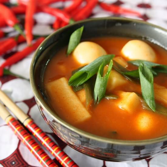 Tteokbokki, Korean Rice Cake Soup