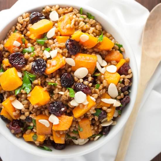 Autumn Wheat Berry Salad