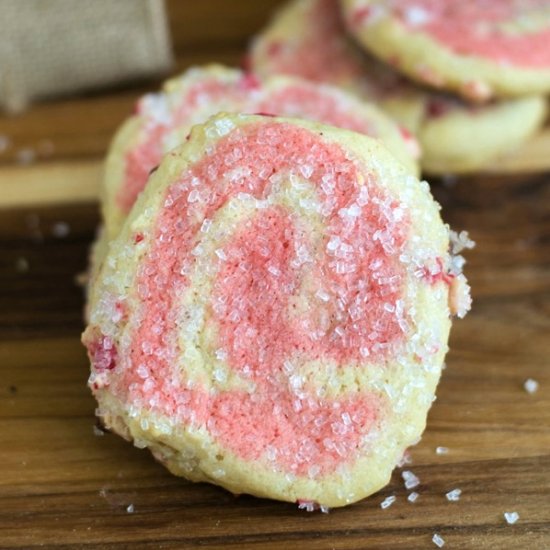 Swirled Peppermint Sugar Cookies