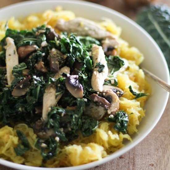 Spaghetti Squash with Chicken