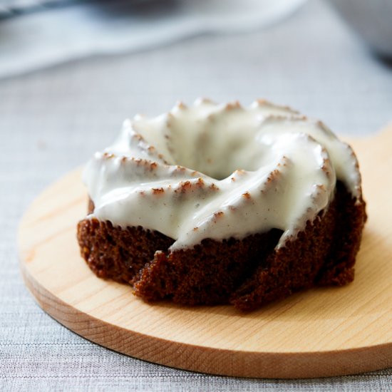 Gingerbread Bundt Cakes