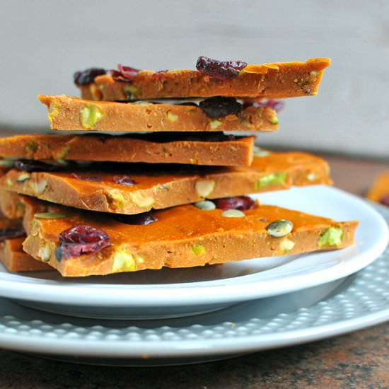 Butterscotch Pumpkin Bark