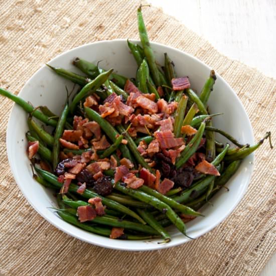 Tart Cherry & Balsamic Green Beans