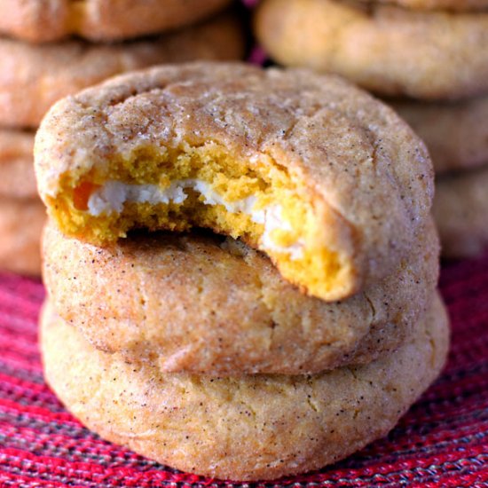 Pumpkin Cheesecake Snickerdoodles