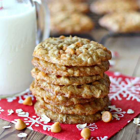 Oatmeal Butterscotch Cookies