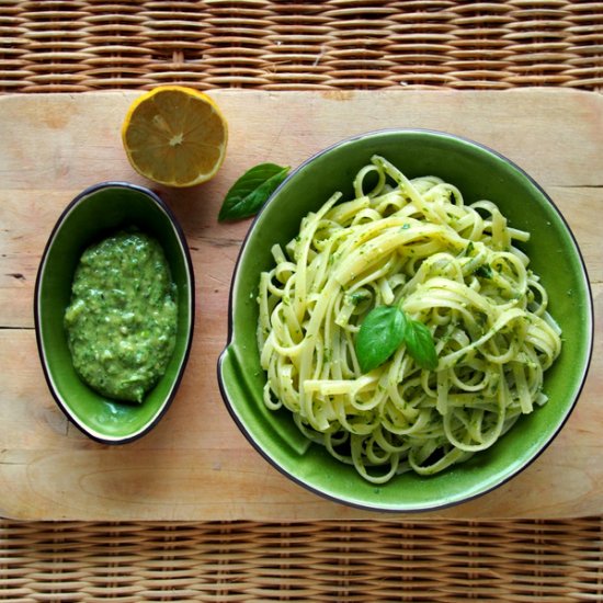 High Protein Vegan Pesto with Hemp