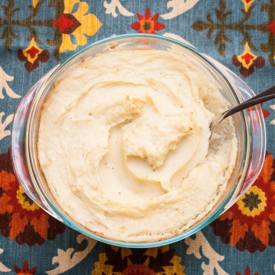 Parmesan Garlic Mashed Potatoes