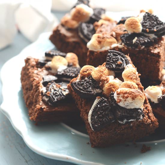 Oreo S’mores brownies