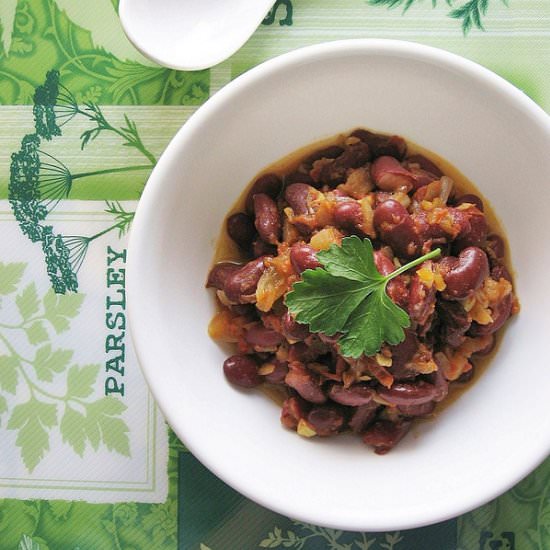 Kidney Beans Curry/EasySpiced Beans