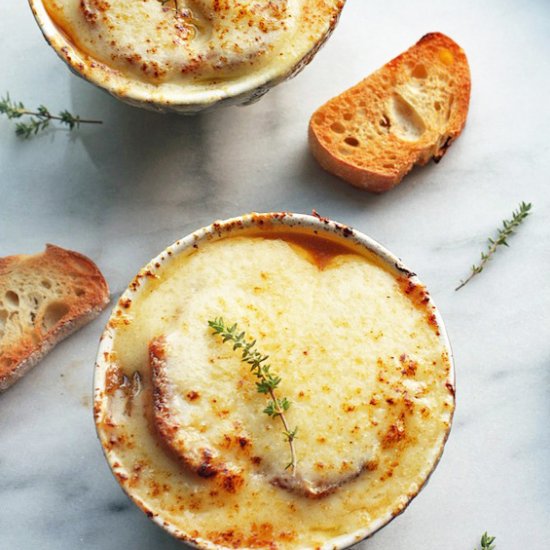 Vegetarian French Onion Soup