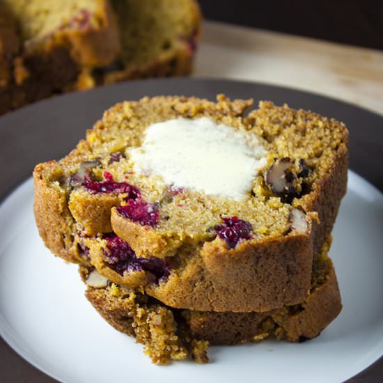 Pumpkin Cranberry Bread