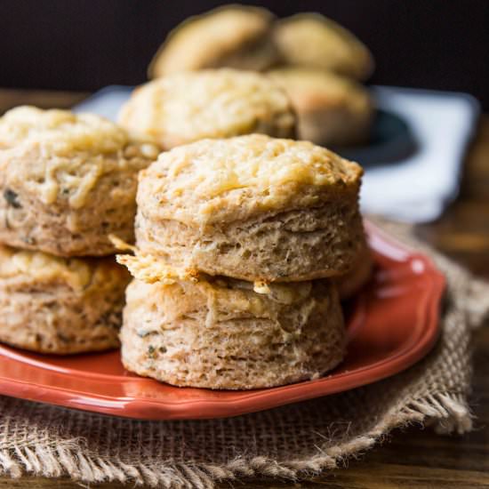 Simple Gouda and Sage Biscuits