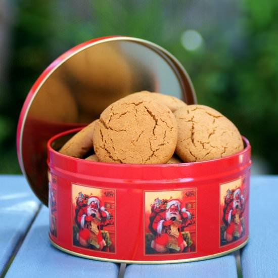 Healthier Ginger Cookies