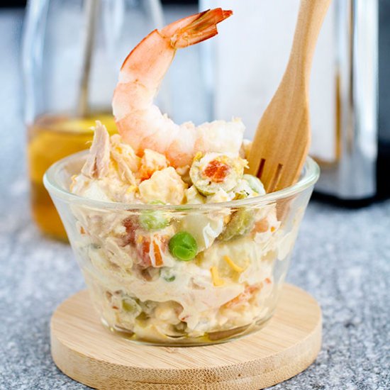 Prawn Russian Salad