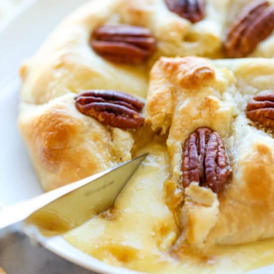 Pumpkin Pecan Baked Brie