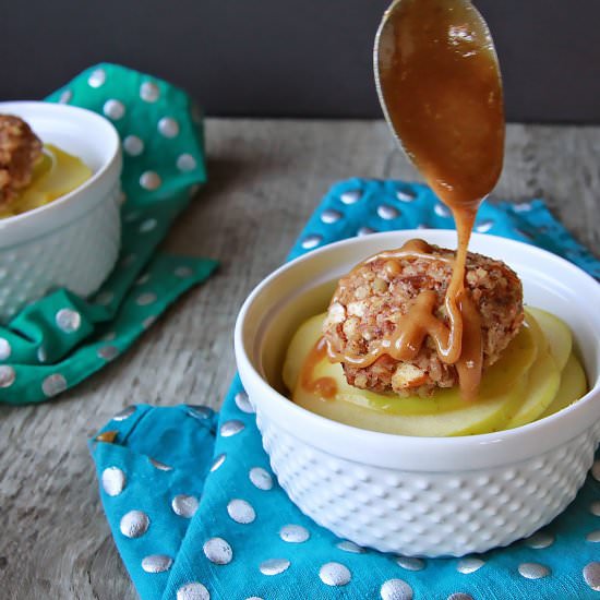 No-Bake Apple Crisp w/ Caramel