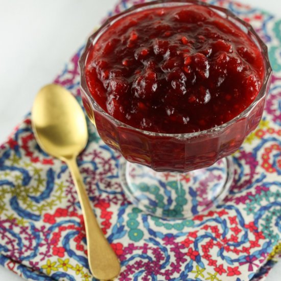 Bourbon Cranberry Sauce