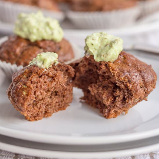 Mint Aero Cupcakes