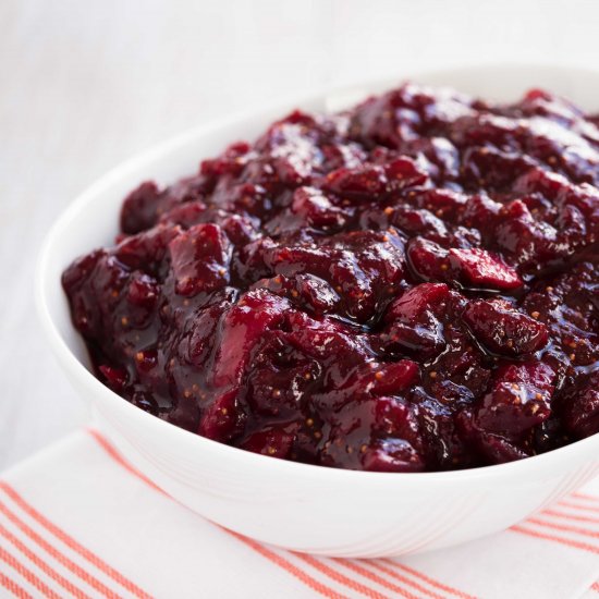 Red Wine and Fig Cranberry Sauce