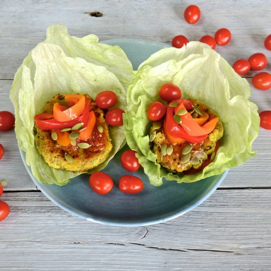 Vegan two lentil quinoa wraps