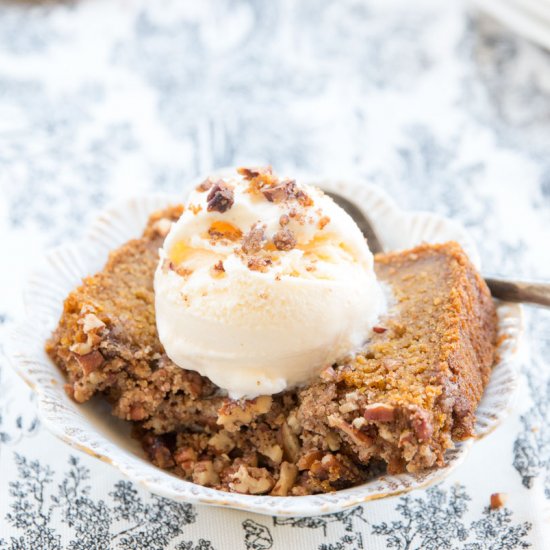 Pumpkin Streusel Coffee Cake