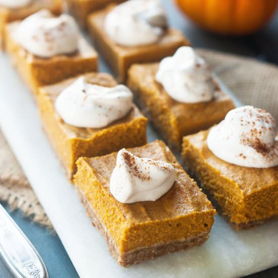 Paleo Pumpkin Bars