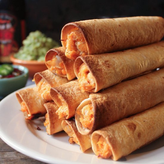 Turkey and Sweet Potato Taquitos