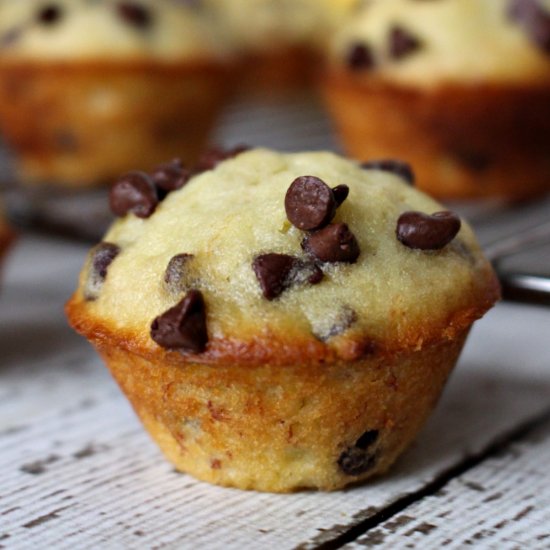 Chocolate Chip Banana Bread Bites